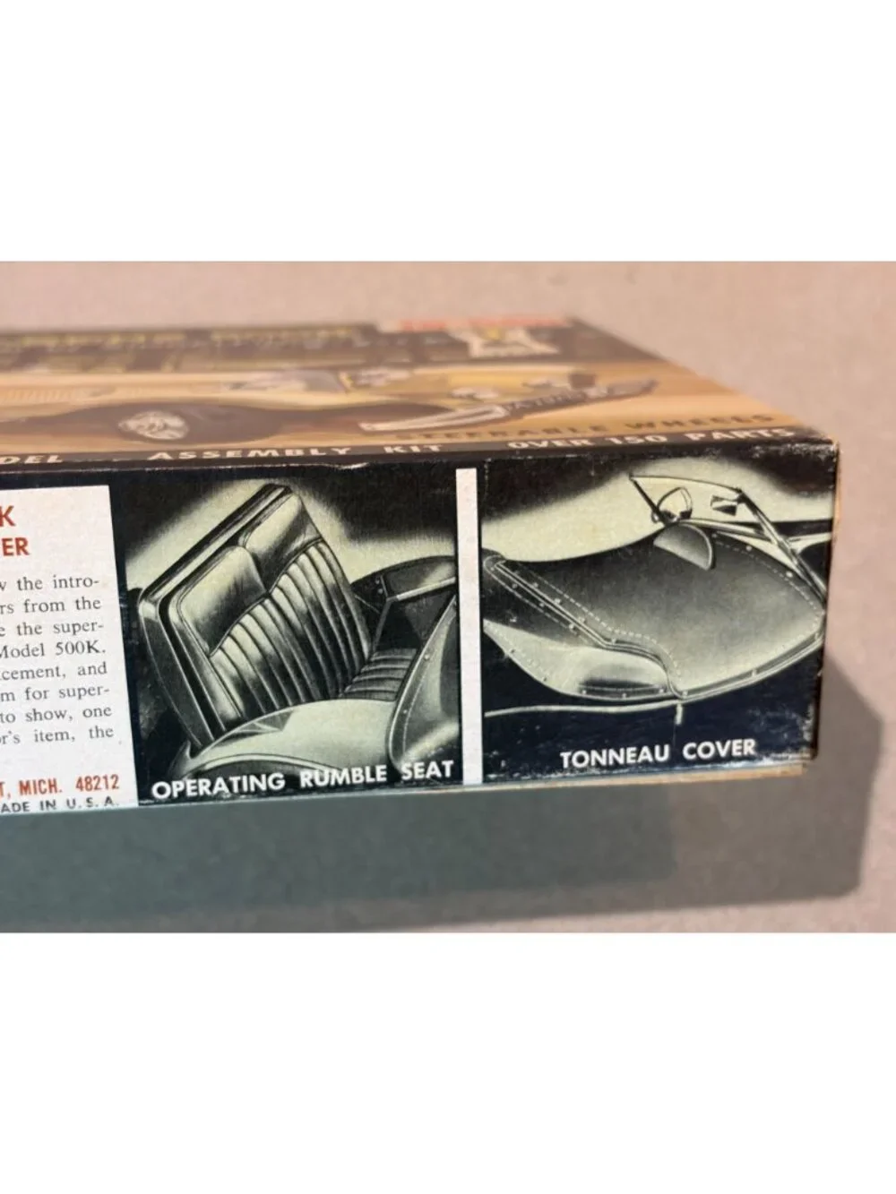 Vintage Jo-Han 1/25 1934 Mercedes-Benz 500K Special Sports Roadster Kit GC-234